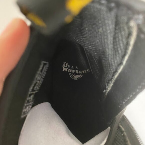 Dr. Martens 1460 J White Leather Lace Up Boots Size US 3 - Picture 9 of 13